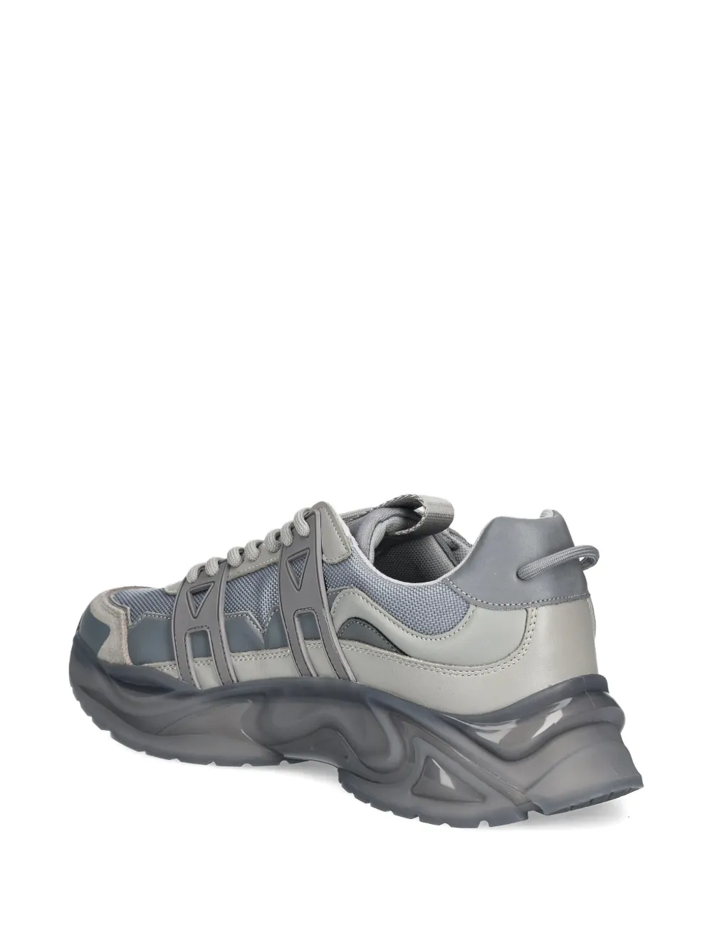 GUESS USA Belluno panelled lace-up sneakers Grijs