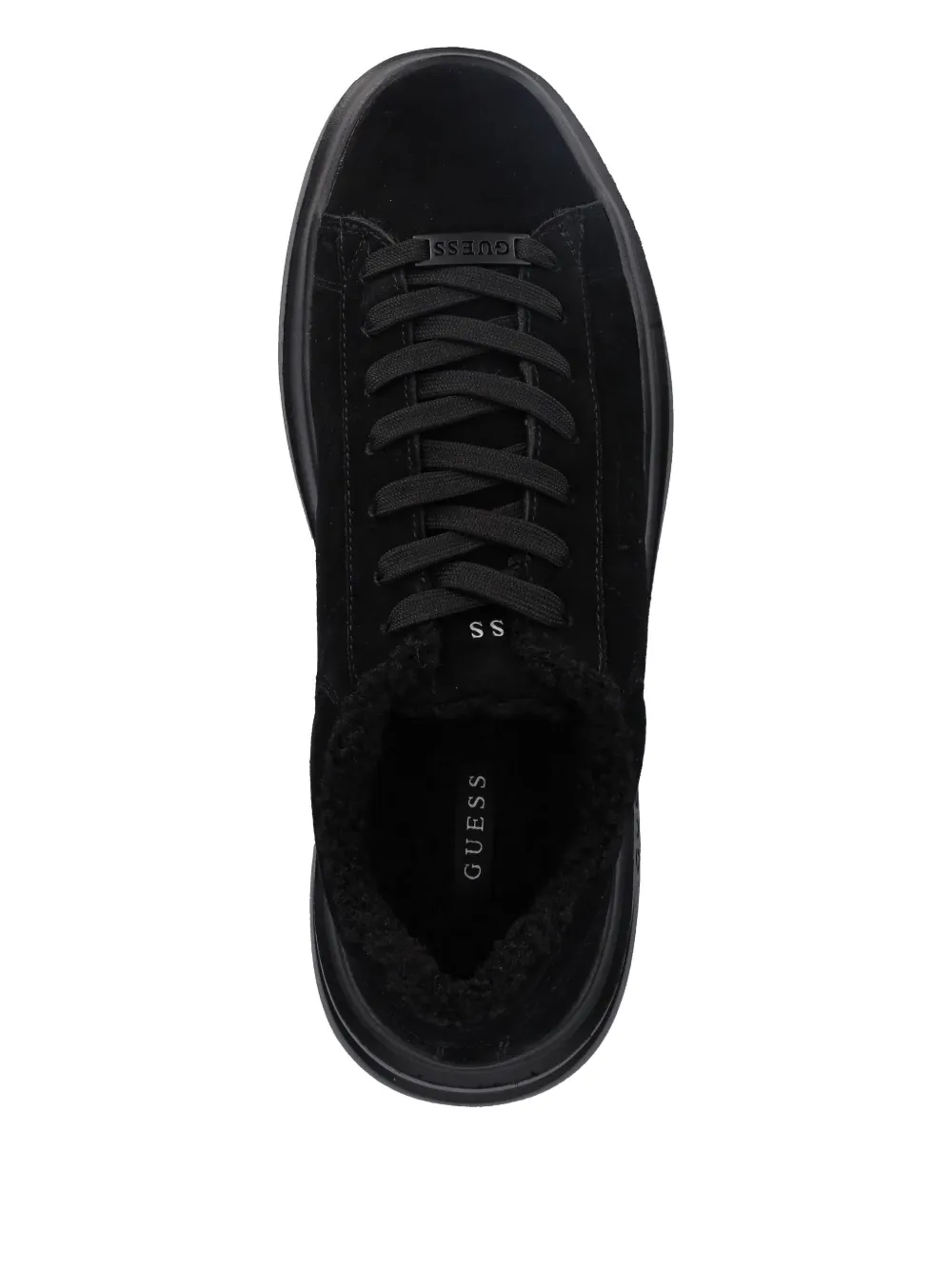 GUESS USA Elba suede sneakers Zwart