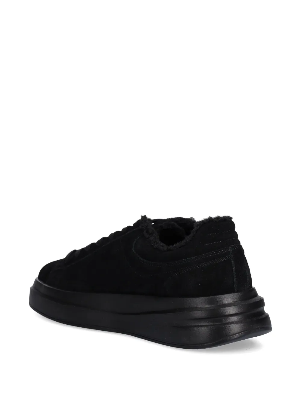 GUESS USA Elba suede sneakers Zwart
