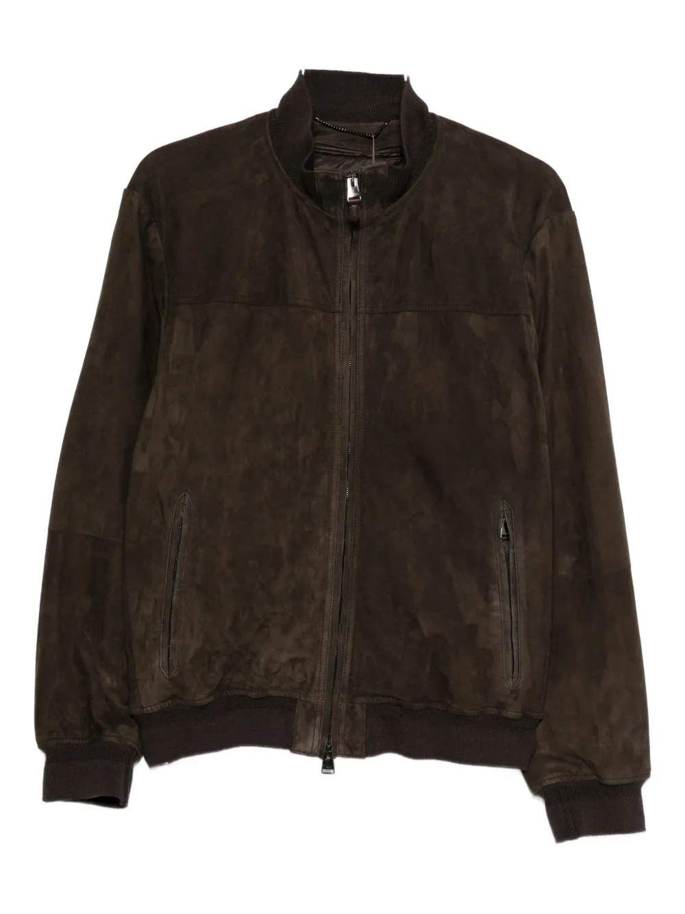 Canali Giacca in pelle - Marrone