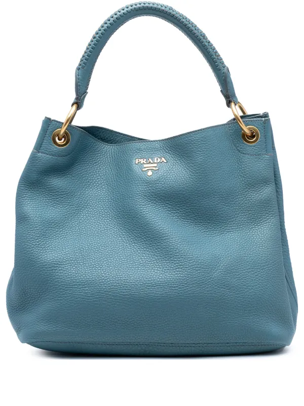 Prada Pre-Owned Sac Porté Épaule En Cuir Vitello Daino (2000-2025