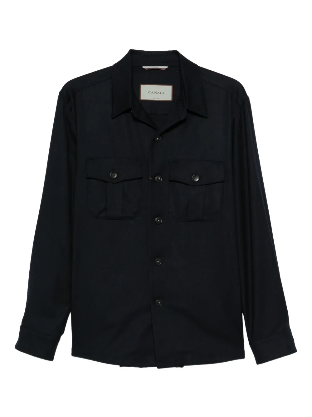 Canali wool overshirt | Blue | Image 1