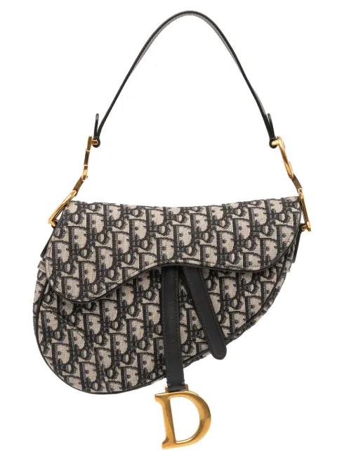 Christian Dior Pre-Owned شنطة كتف 'أوبليك كانفا سادل باغ' 2018