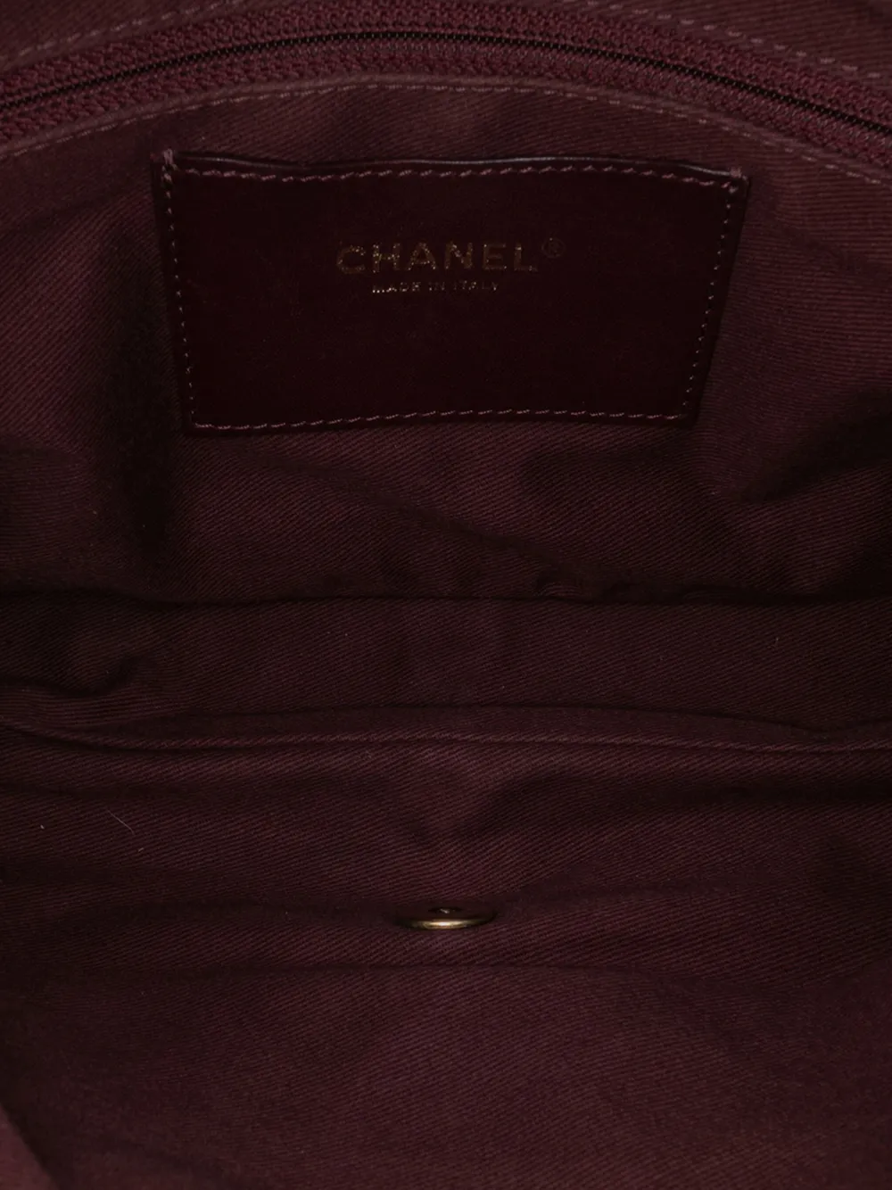 Pre-owned Chanel 2012-2013 Large Quilted Iridescent Calfskin Shiva Flap Shoulder Bag In Black