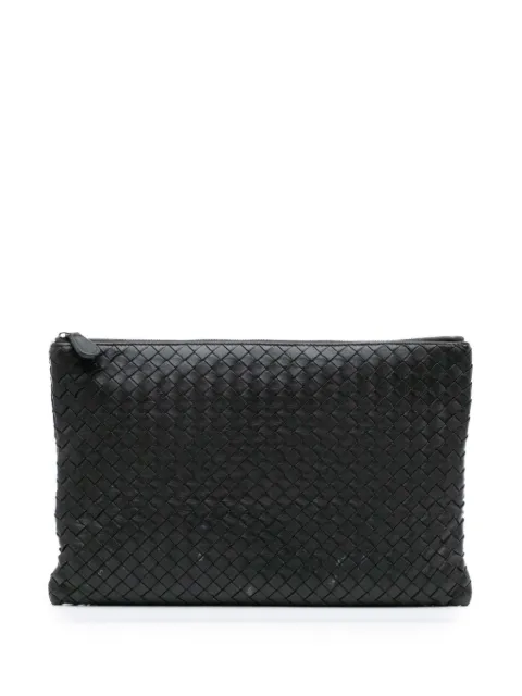 Bottega Veneta Pre-Owned bolsa de mano Flap de piel de napa Intrecciato 2012-2025