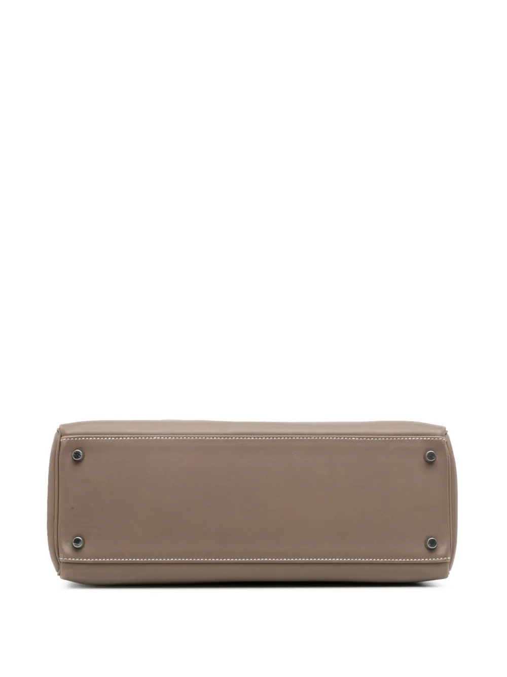 Pre-owned Hermes 2008 Swift Kelly Ii Retourne 35 Satchel In Brown