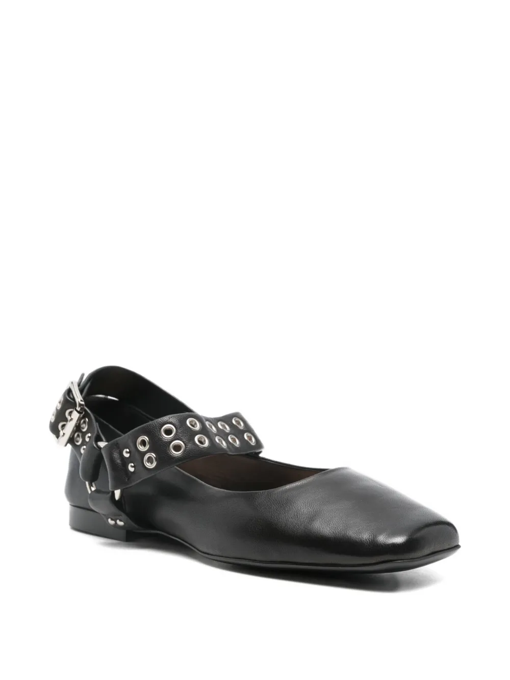 Marc Ellis studded buckle ballet flats | Image 2