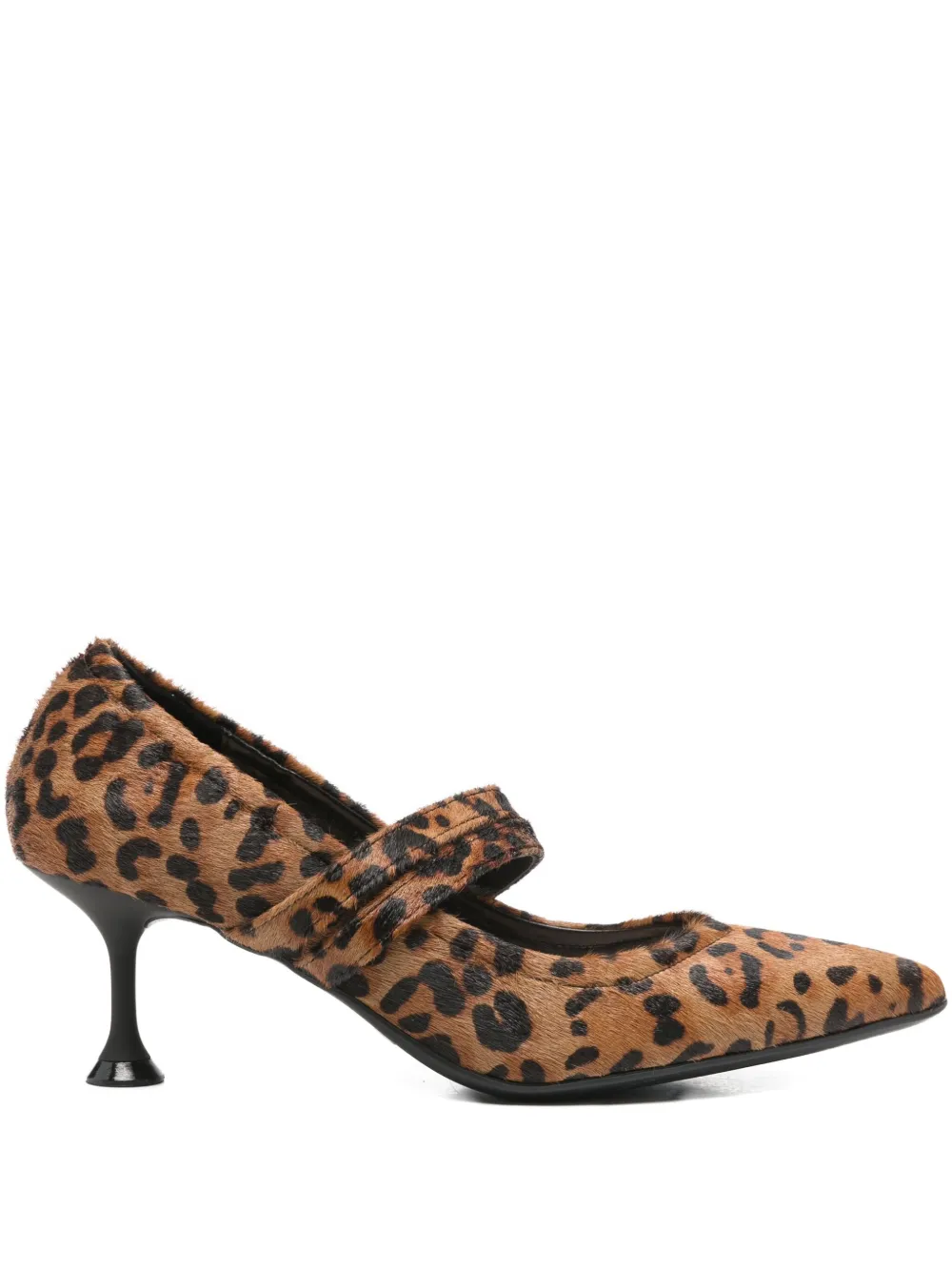 Marc Ellis Leopard-pattern Pointed-toe Pumps In Brown