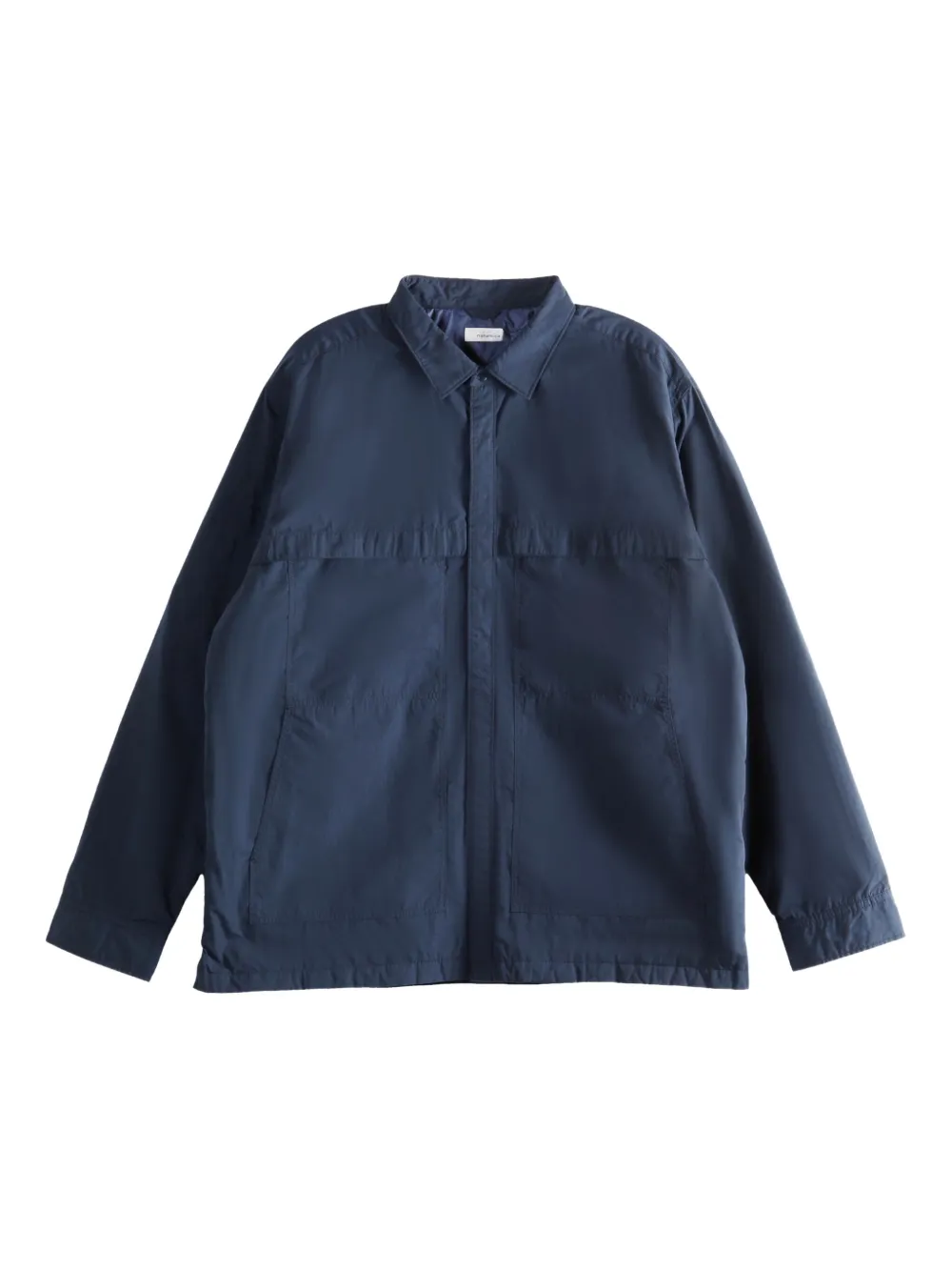 Nanamica Waterproof Shirt Jacket In Blue