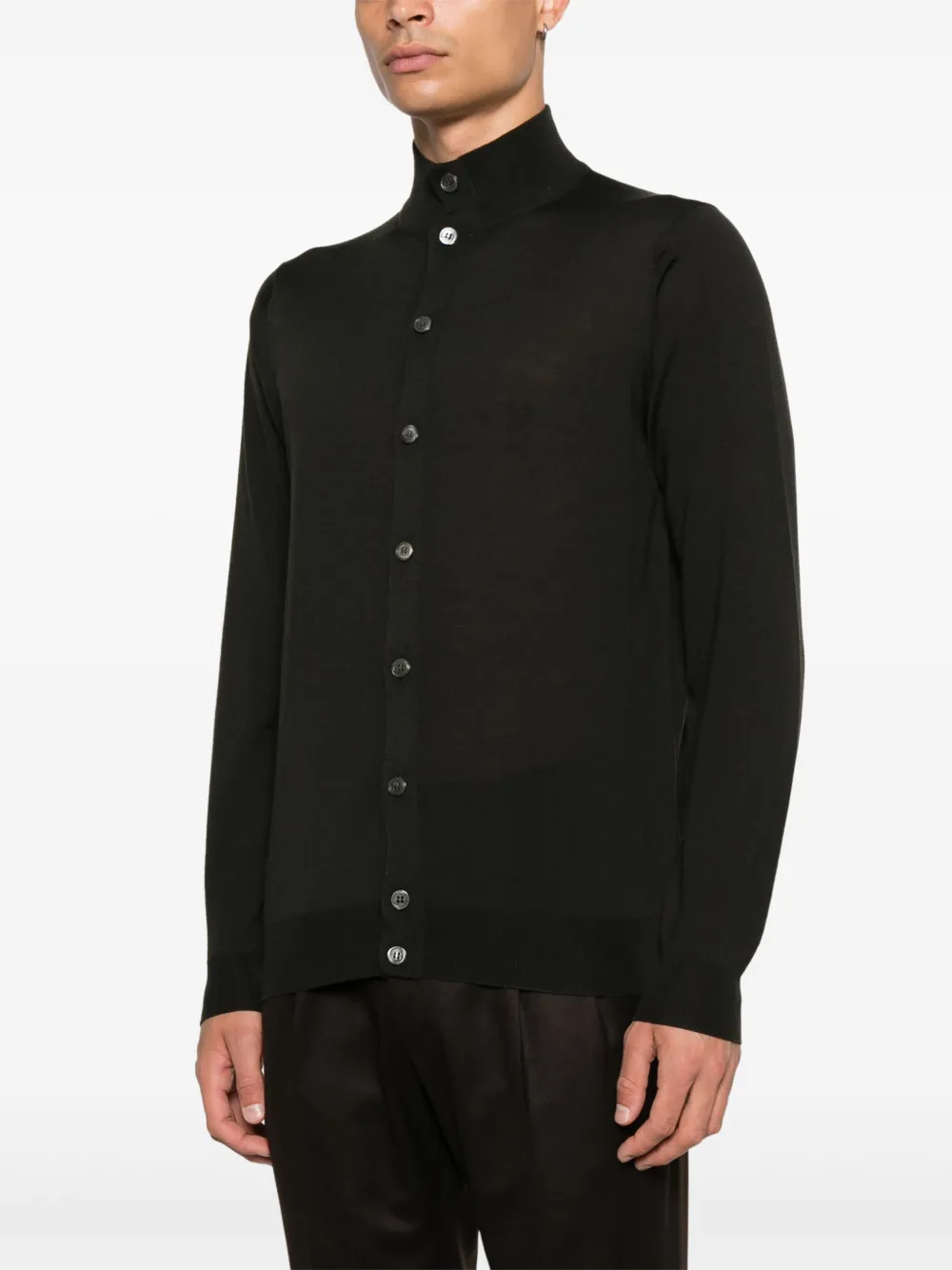 Filippo De Laurentiis Wollen vest Groen