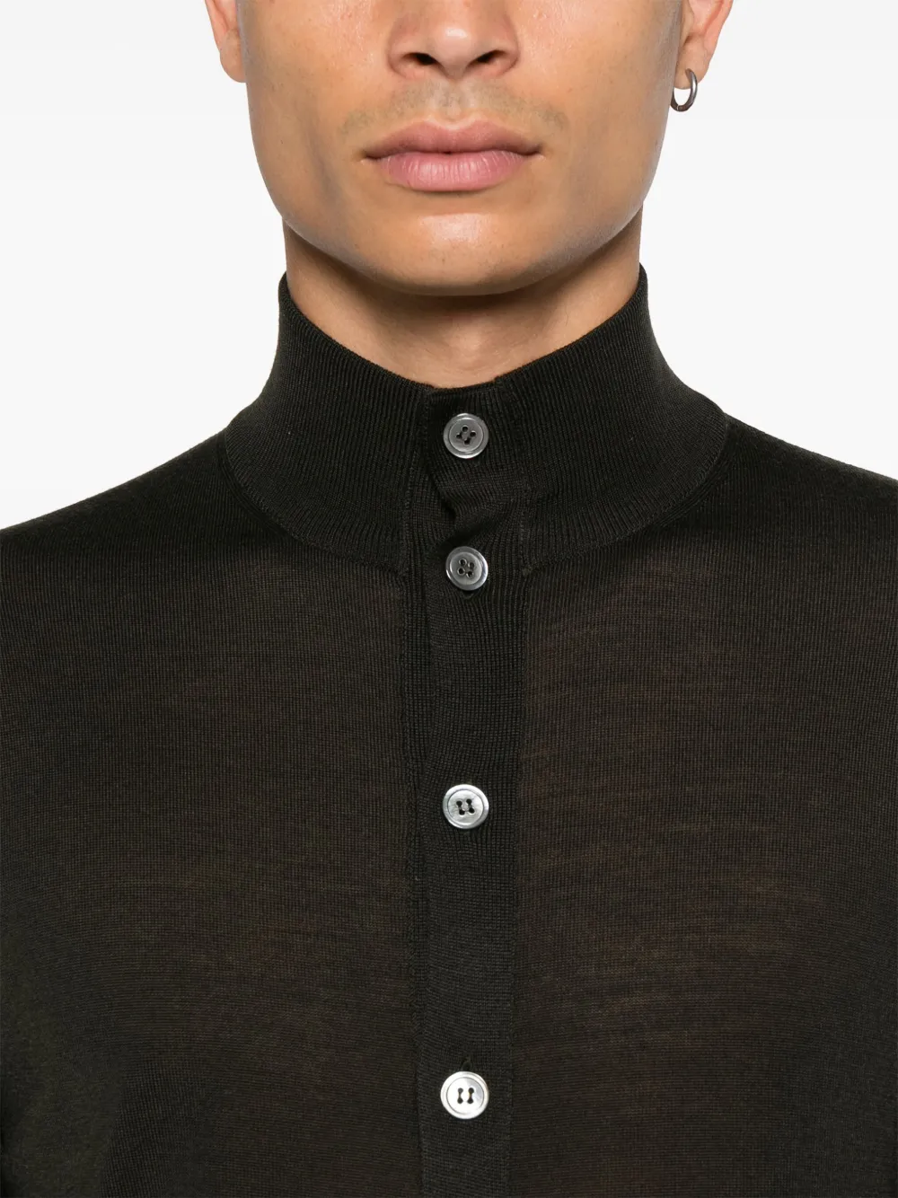 Filippo De Laurentiis Wollen vest Groen