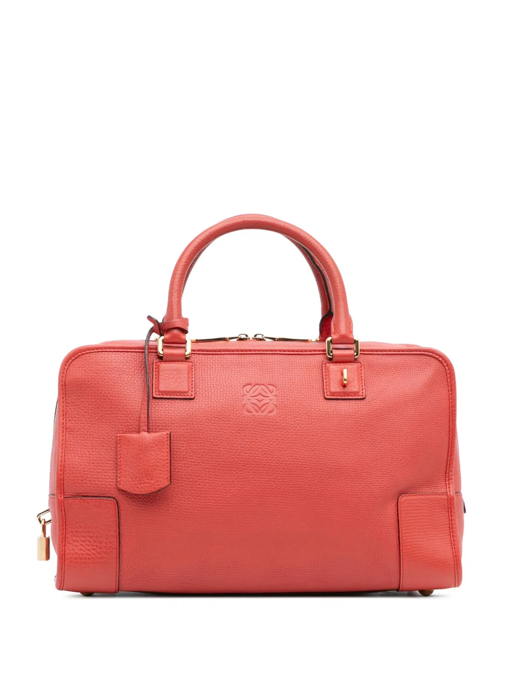 Loewe Pre-Owned 2014 レザー アマソナ 36 サッチェルバッグ - レッド Loewe Pre-Owned 2014 レザー アマソナ 36 サッチェルバッグ - レッド