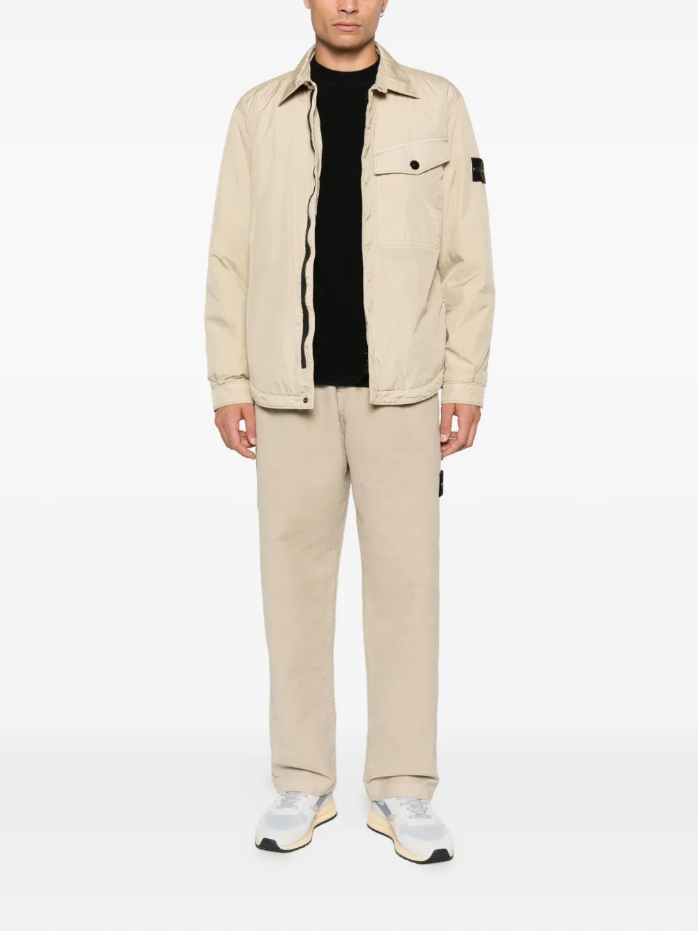 Stone Island Compass-badge trousers | Regular-Fit & Straight Leg Pants | Image 2