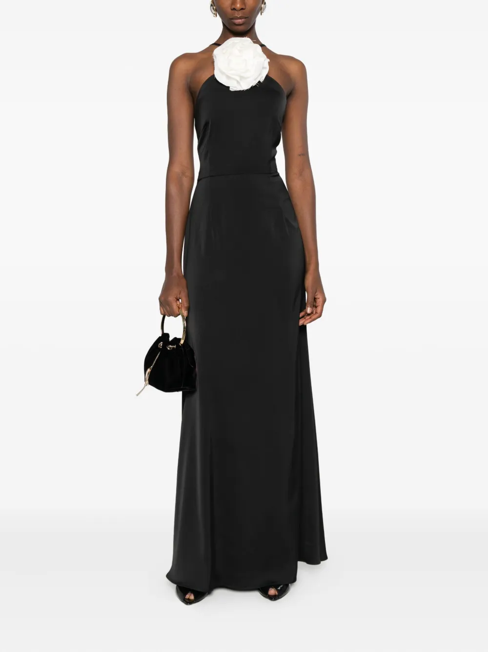 RHIZOME Rosie maxi dress - Zwart