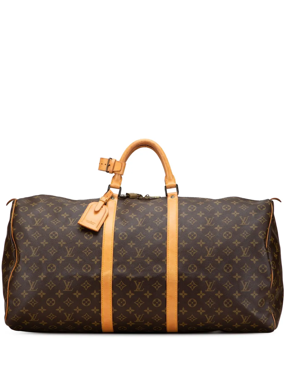 Louis Vuitton Pre-Owned bolsa de viaje Monogram Keepall 60 1985 | marrón | Image 1