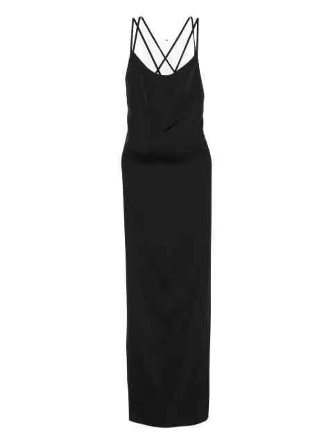 RHIZOME Merida side-split maxi dress