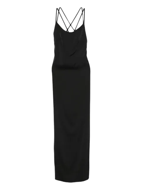 RHIZOME Merida side-split maxi dress