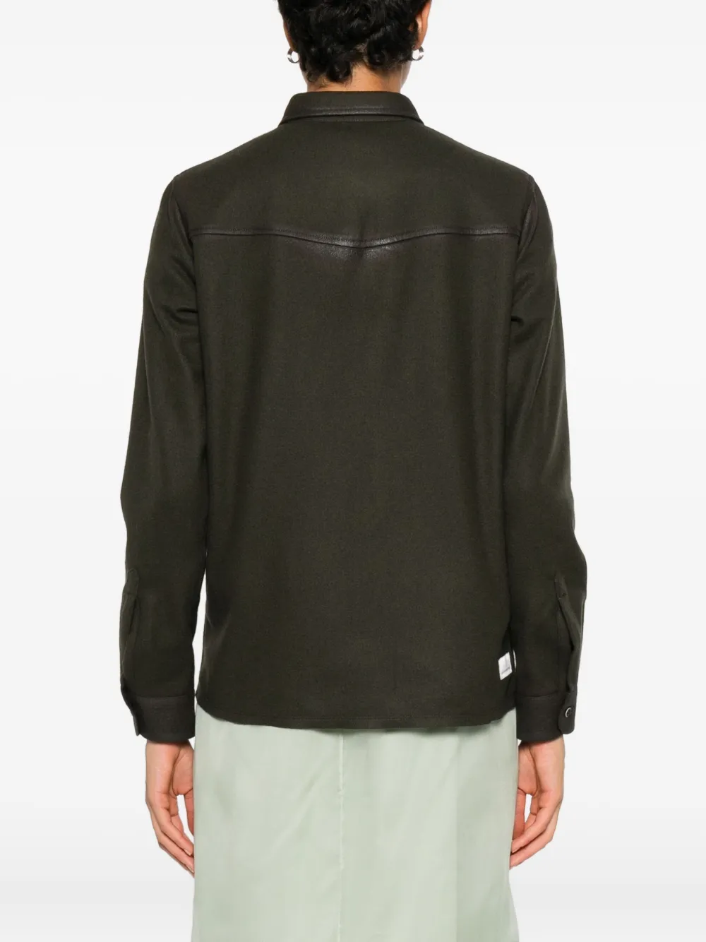 Nine In The Morning Long-sleeve Shirt In Green