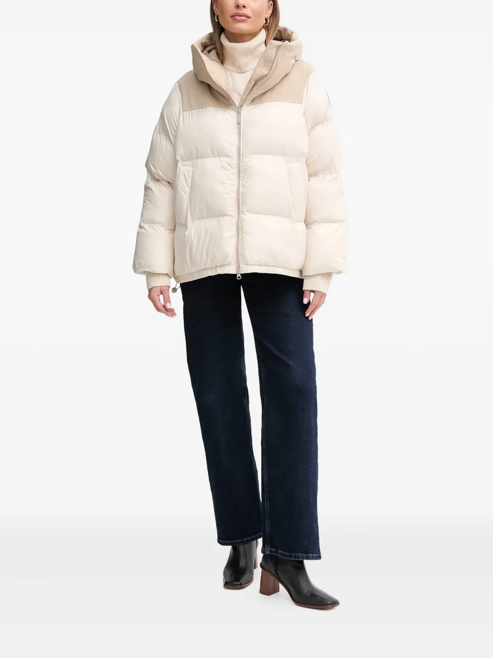 bomboogie Nagoja hooded panelled jacket | Down Jackets | Image 2