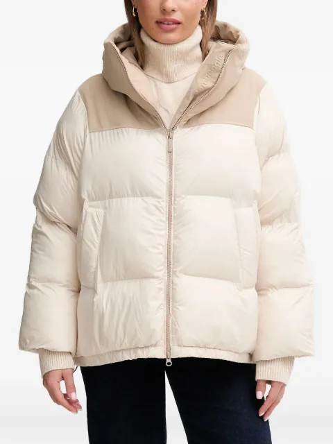 bomboogie Nagoja hooded panelled jacket