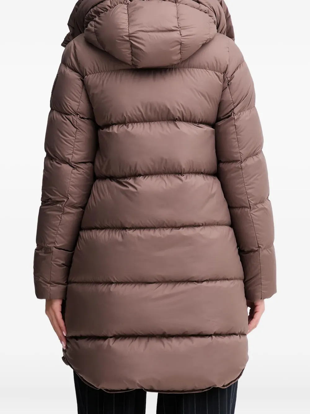 bomboogie Geneva jas met capuchon en rits Bruin