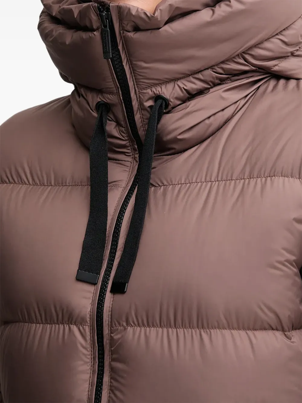 bomboogie Geneva jas met capuchon en rits Bruin