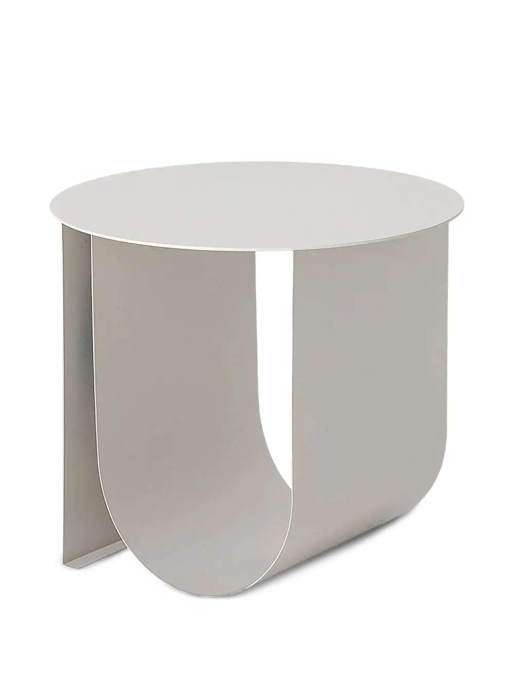 BLOOMINGVILLE Cher round nature side table - Bianco