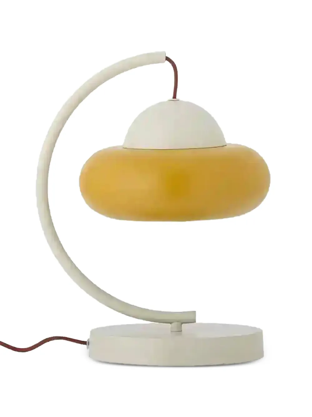 BLOOMINGVILLE Bubble curved table lamp - Bianco