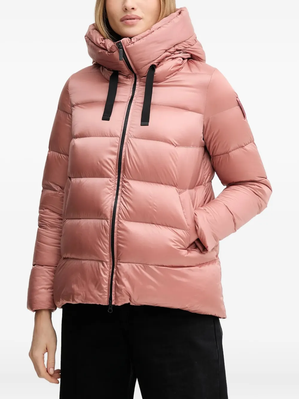 bomboogie Rome hooded padded jacket | Pink | Image 1