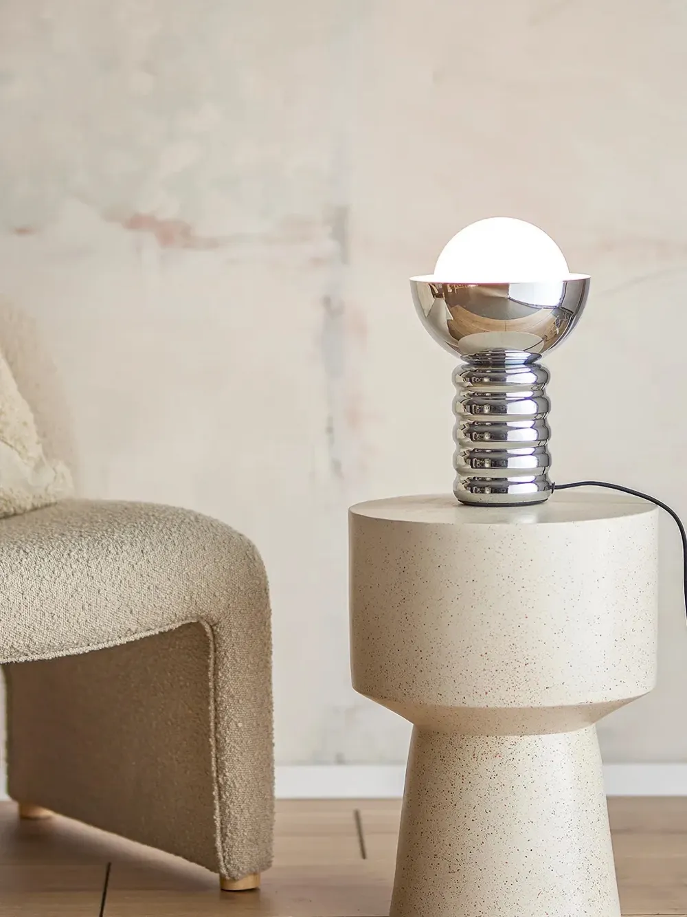  Bloomingville Spike Table Lamp - Silver 