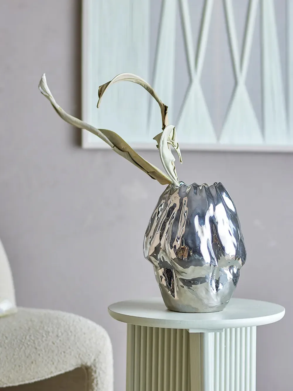  Bloomingville Bobby Vase - Silver 