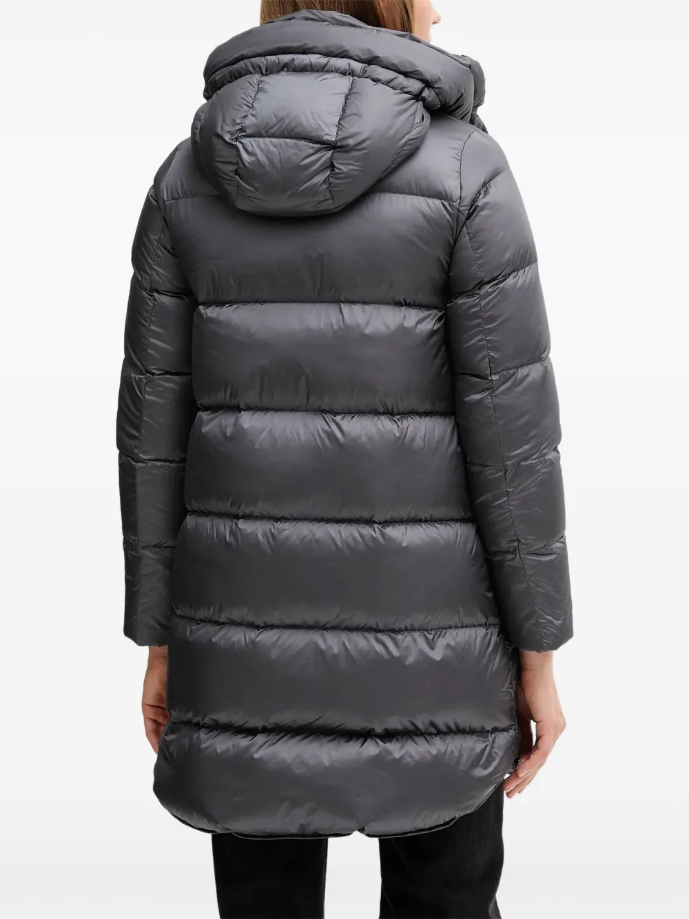 bomboogie Geneva gewatteerd jack met capuchon Grijs