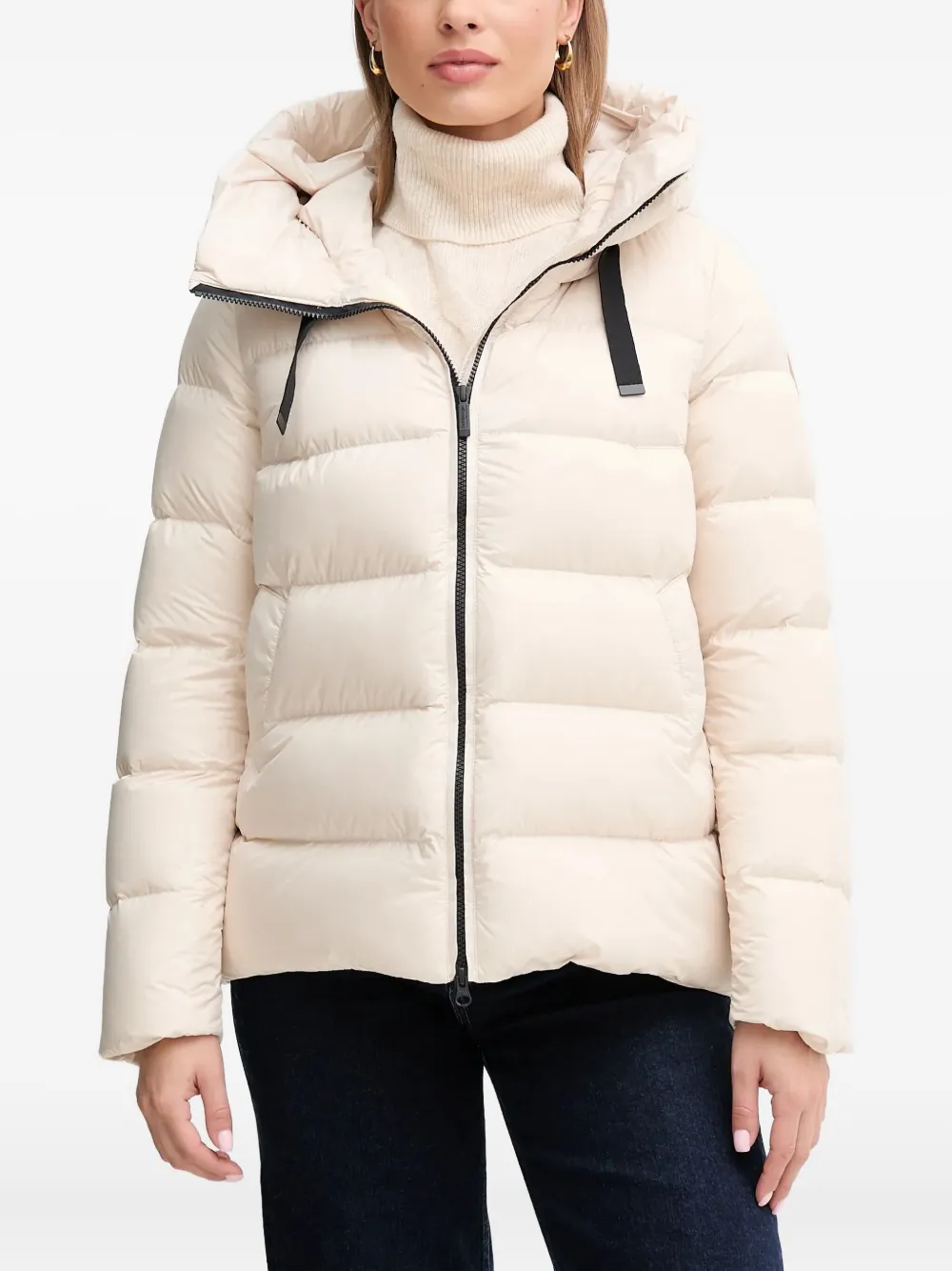 bomboogie Rome hooded zip jacket | Neutrals | Image 1