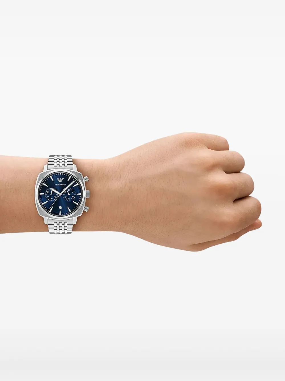 Emporio Armani Rond horloge 43 mm - Blauw