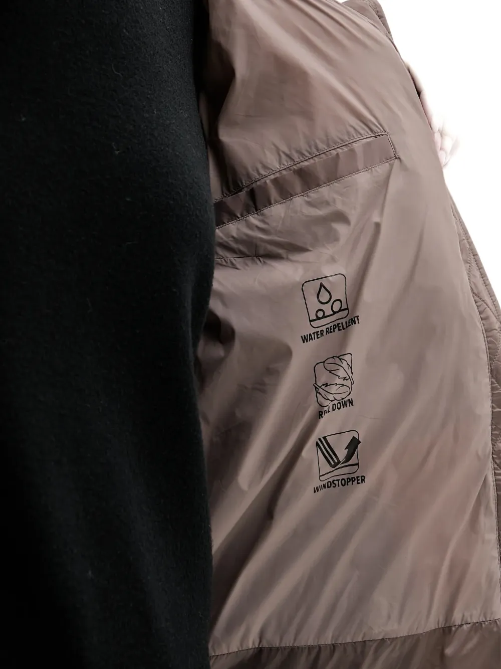 bomboogie Rome gewatteerd jack met capuchon Beige