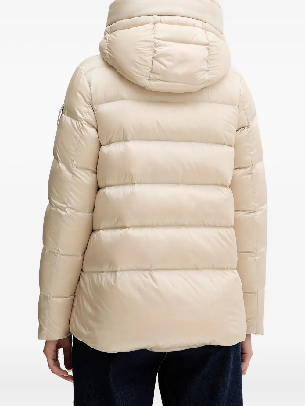 bomboogie Rome gewatteerd jack met capuchon Beige