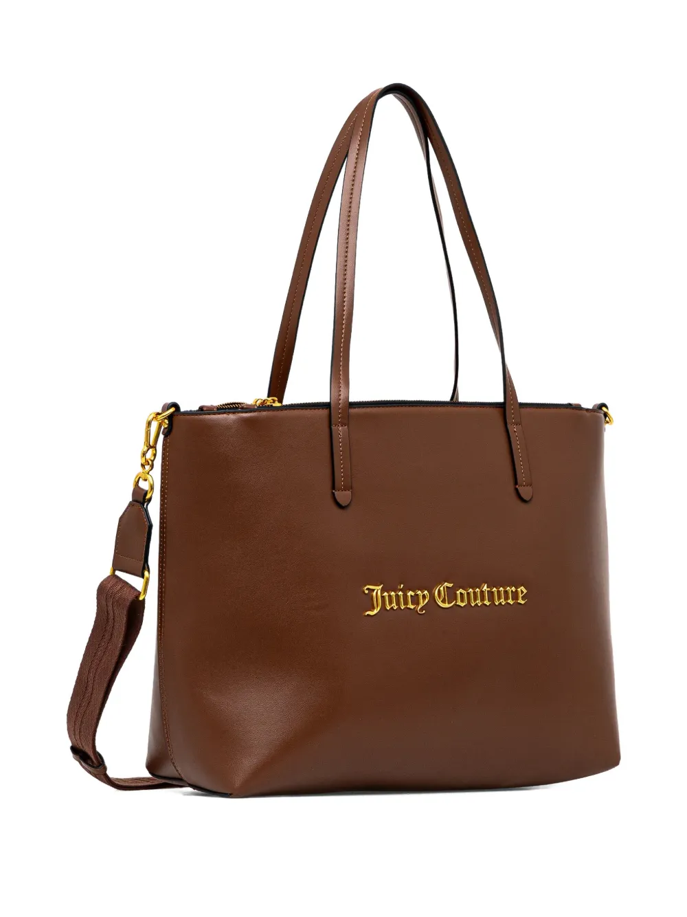 Juicy Couture logo zip-fastening tote bag - Bruin