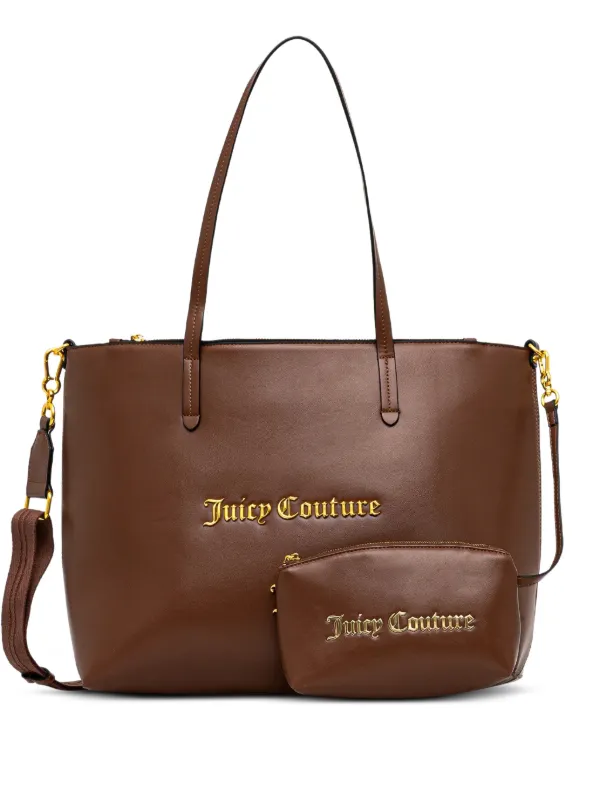 Juicy Couture ジップ ハンドバッグ | ブラウン | FARFETCH JP Juicy Couture ジップ ハンドバッグ | ブラウン | FARFETCH JP