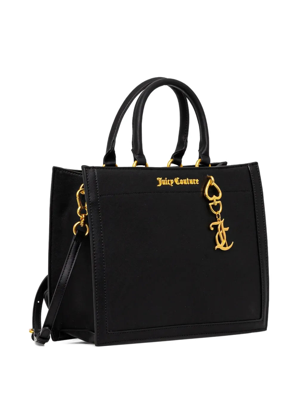 Juicy Couture Lily charm satchel tote bag - Zwart
