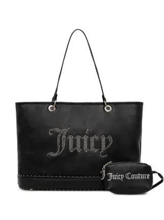 Juicy Couture Studded Logo Tote Bag | Black | FARFETCH