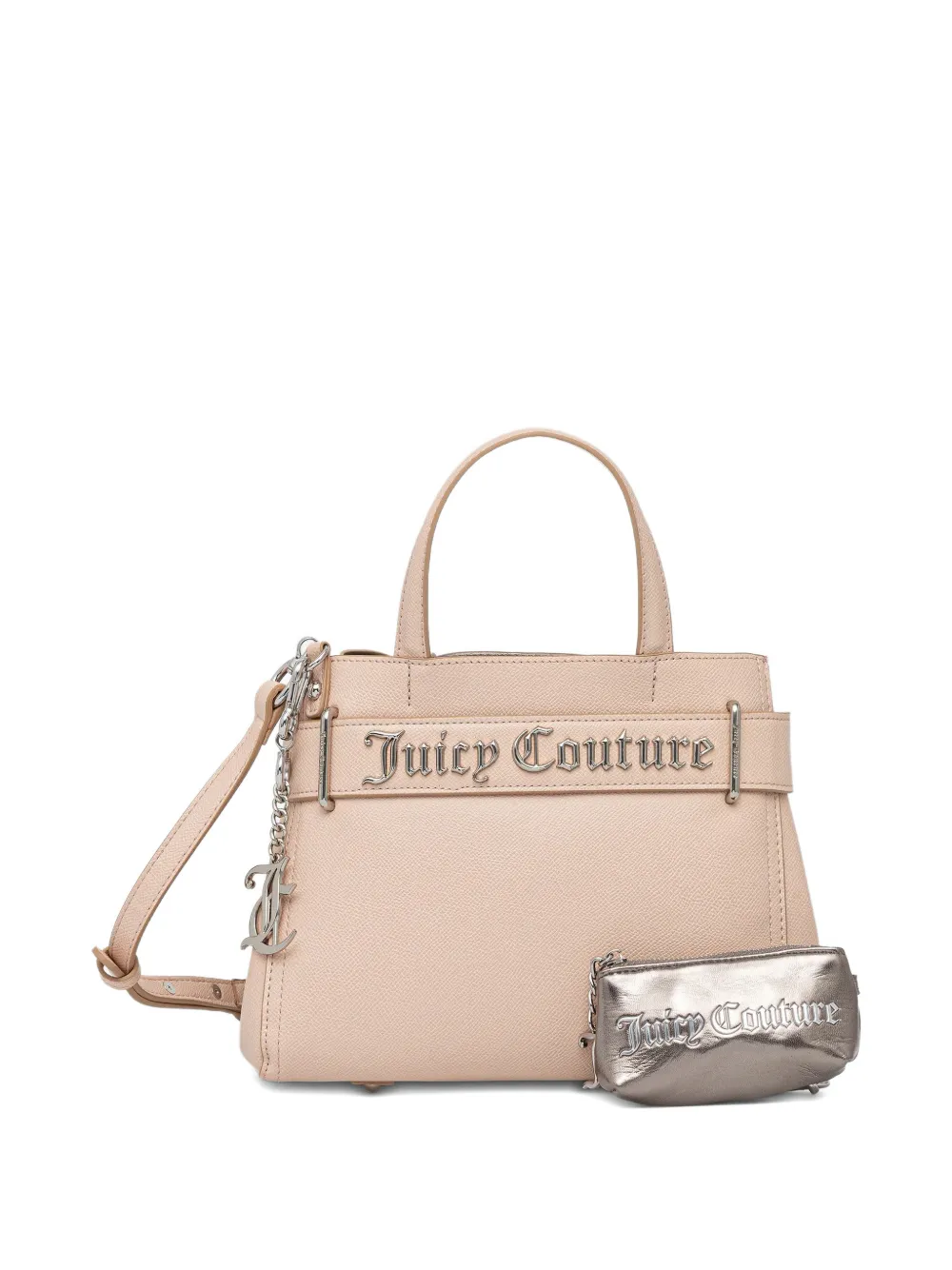 Juicy Couture Jasmine top-handle logo tote bag - Toni neutri