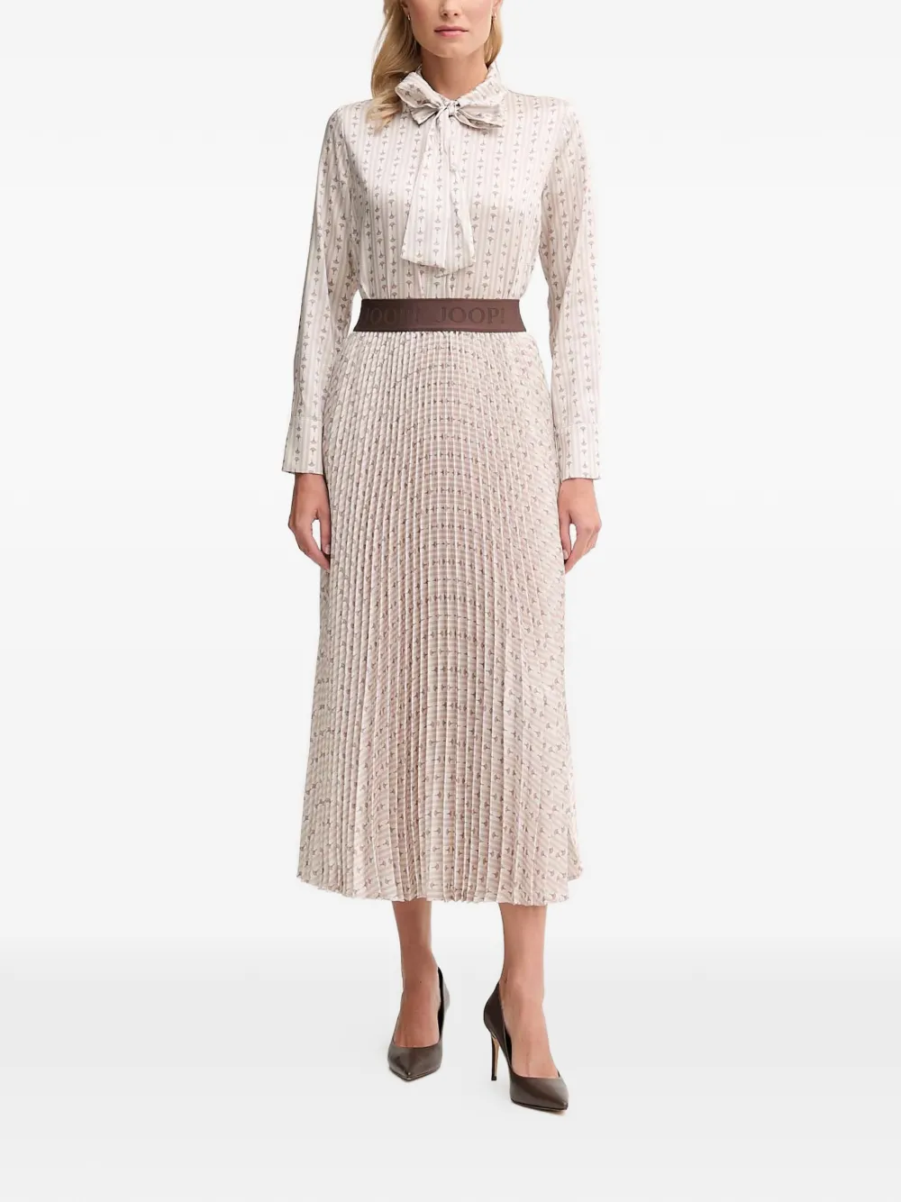 Joop! Bernicia bow-tie shirt - Beige