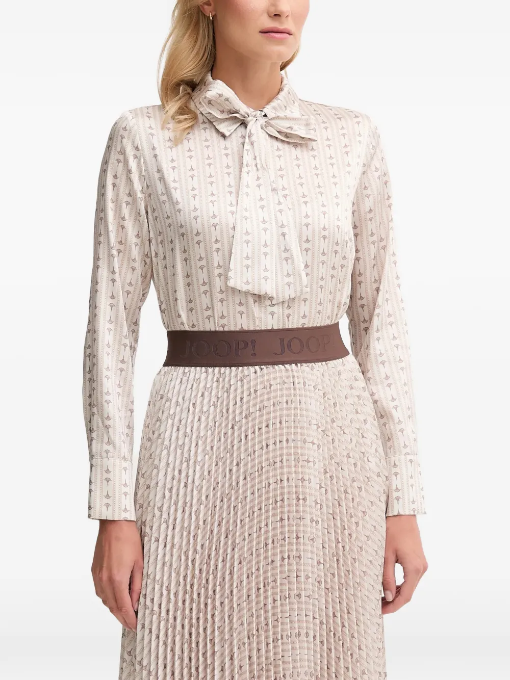 Joop! Bernicia bow-tie shirt - Toni neutri