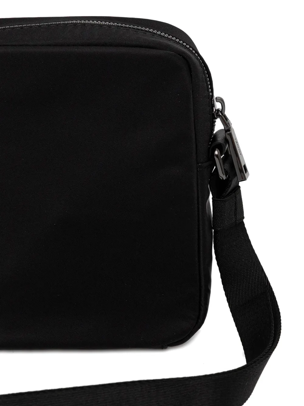 Joop! Geruite messengertas Zwart