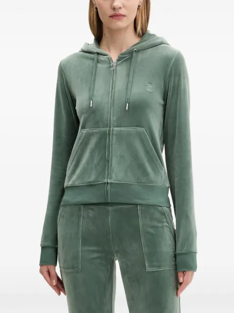 Juicy Couture zip-fastening front-pockets hoodie