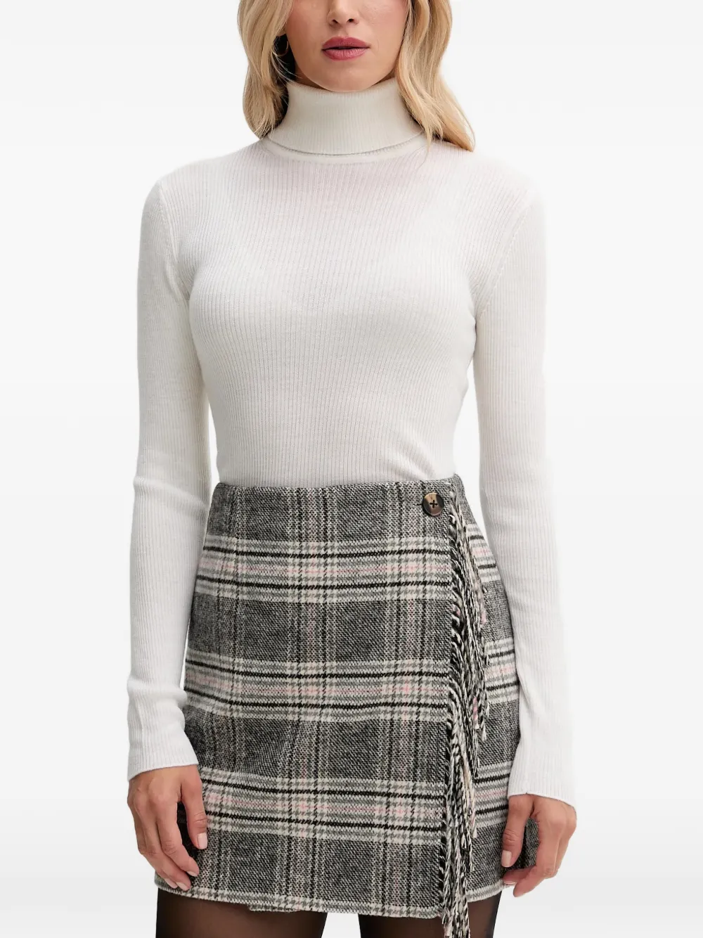 Joop! Kalis turtleneck sweater - White