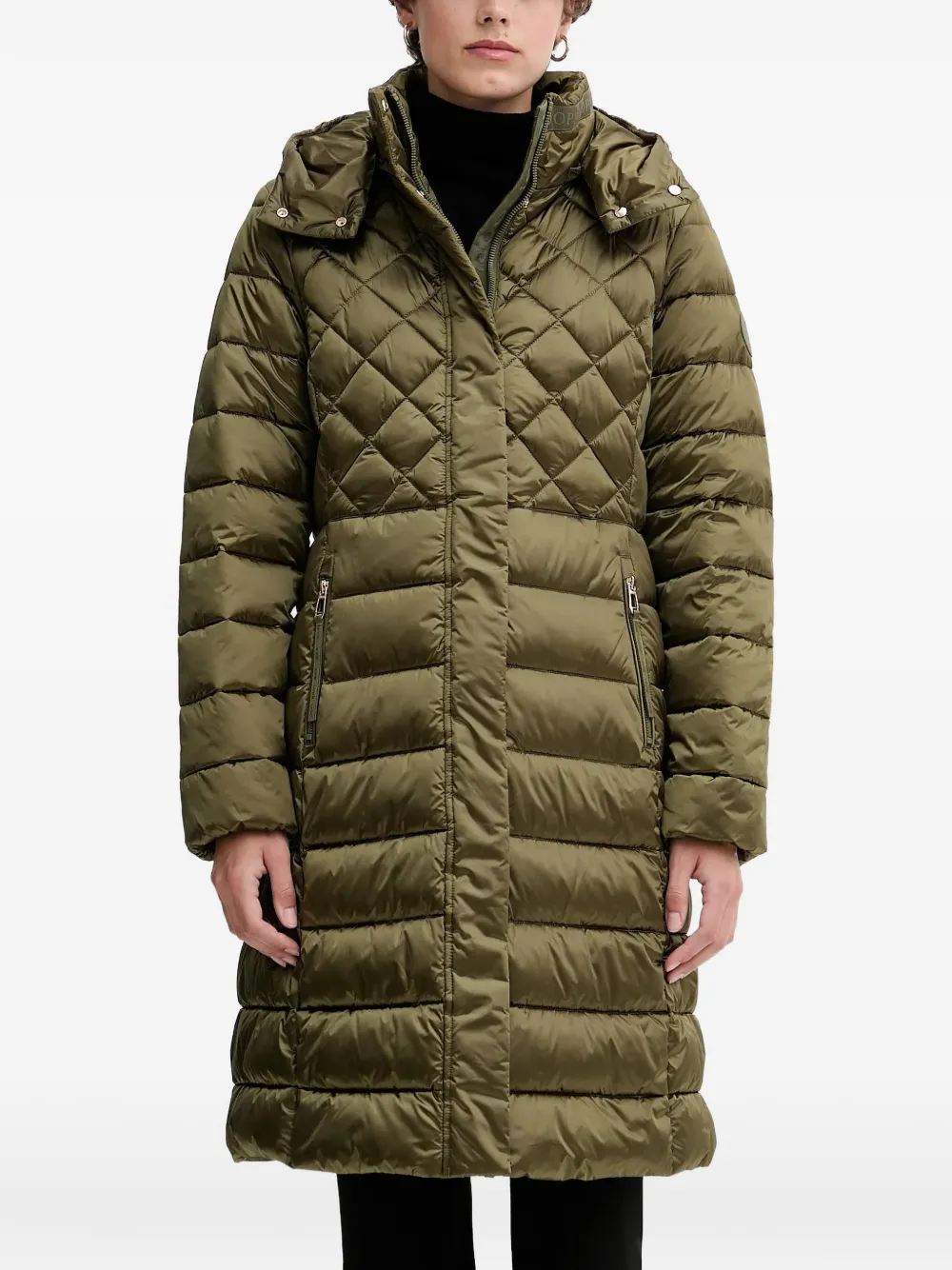 Joop! Constance quilted-design coat - Verde