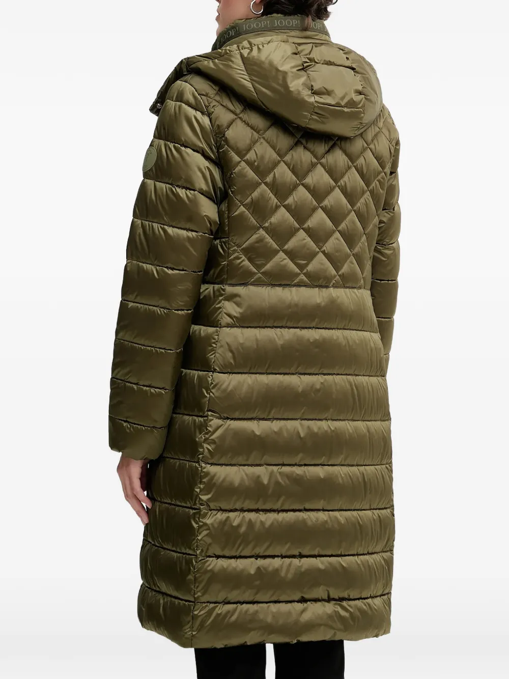  Joop! Constance Quilted-design Coat - Green 