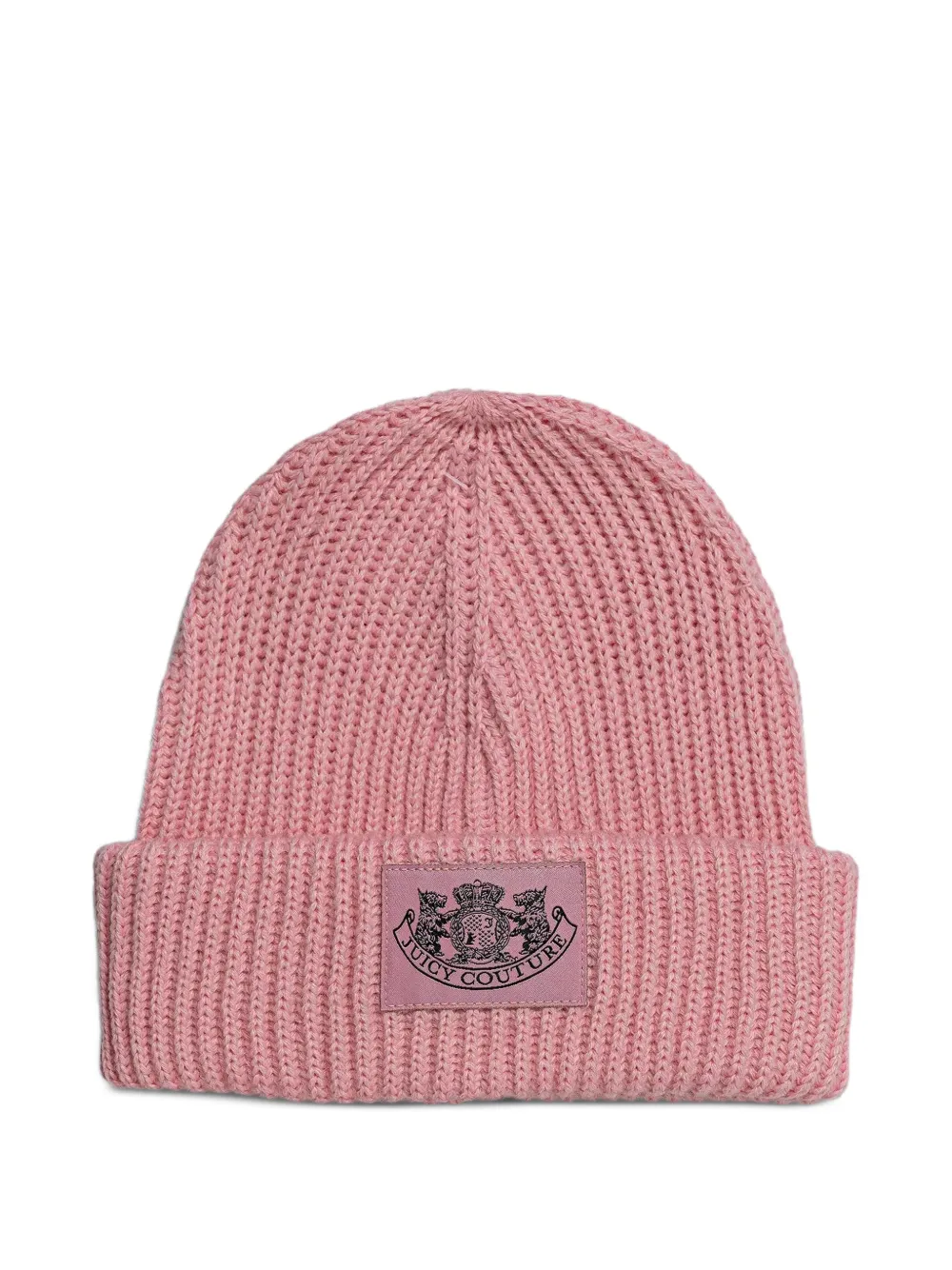 Juicy Couture Wool Mixed Yarn Beanie Juicy Couture Gray Wool Knit Beanie Hat with Logo Accent  main image 4