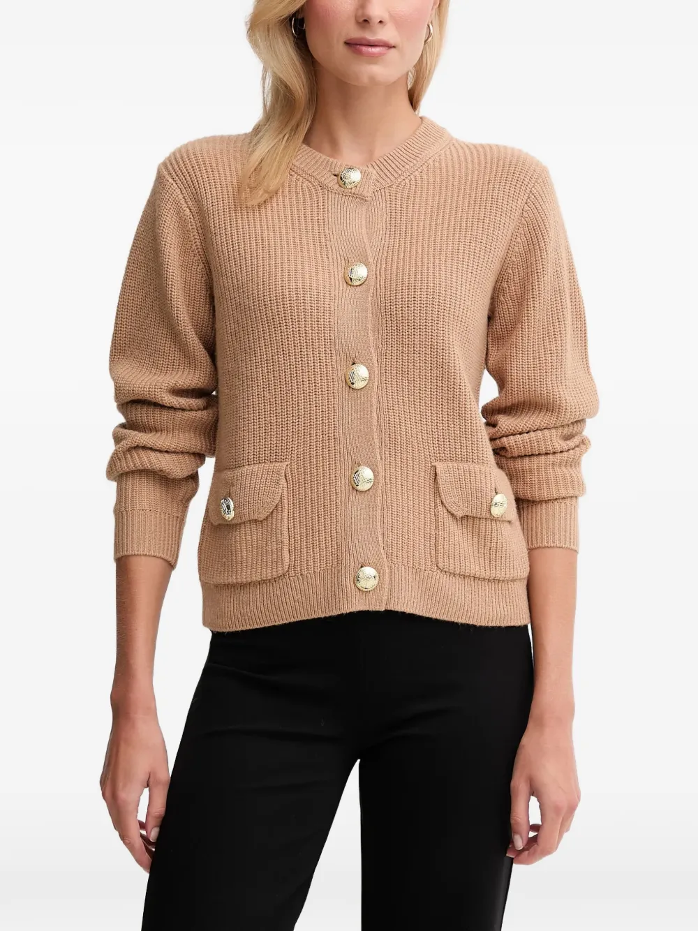 Joop! Kimberly button-up cardigan - Nude